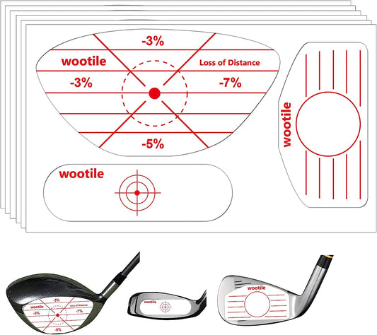 Etiquetas De Cinta De Impacto Para Conductores De Golf 180 Pegatinas De Impacto