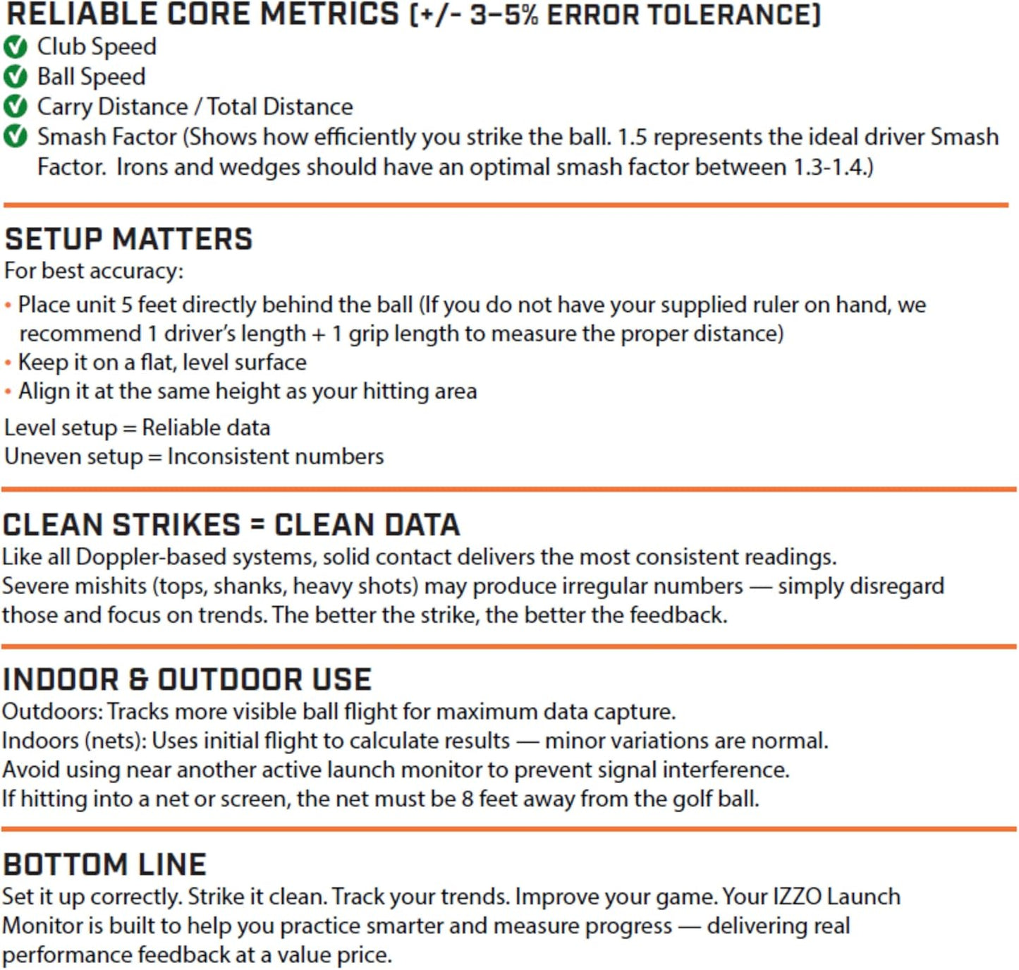 Golf Swami Launch Master Golf Launch Simulator - Golf Training Aid
