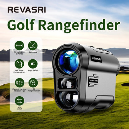 Golf Laser Rangefinder with Slope and Flag Lock 600/1000M Telescope Distance Meter Monocular for Golfing Hunting Survey