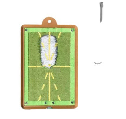 Portable Golf Training Mat for Swing Detection Batting Ball Trace Directional Detection Mat Swing Path Pads Swing Practice Pads