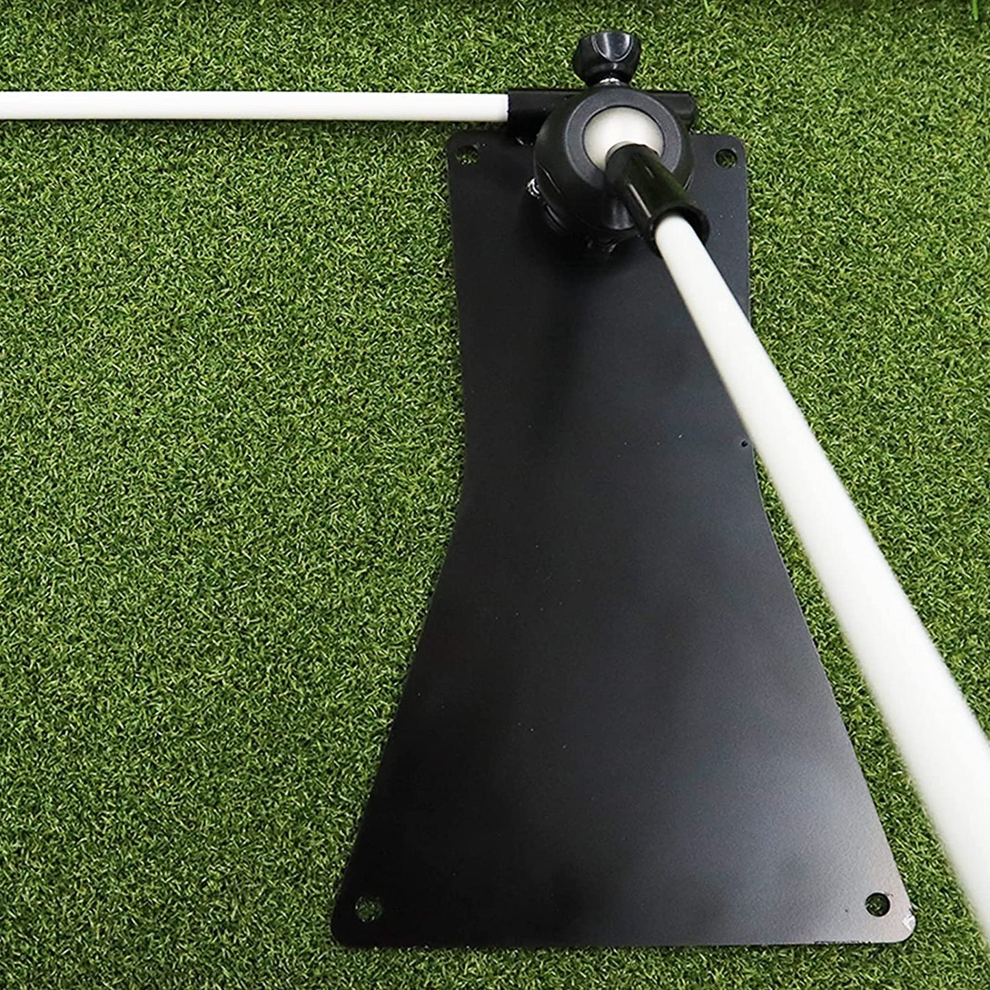 Golf Alignment Stick Holder Swing Practice Plate Plane Trainer Training Aid Alignment Stick Base