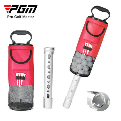 Golf Ball Picker Easy to Disassemble Upper and Lower Mesh Bags and Aluminum BS004