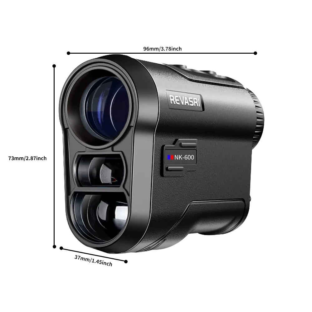 Golf Laser Rangefinder with Slope and Flag Lock 600/1000M Telescope Distance Meter Monocular for Golfing Hunting Survey