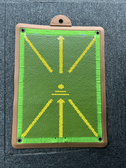 Portable Golf Training Mat for Swing Detection Batting Ball Trace Directional Detection Mat Swing Path Pads Swing Practice Pads