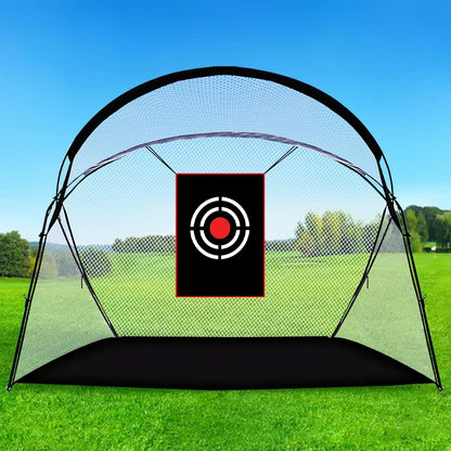 Golf Practice Net Golf Net for Backyard Golf Nets for Indoor Use Driving Range Net Golf Hitting Nets 12X7X6.6FT Home Driving Range Golf Equipment with Target and Carry Bag(Pro White)