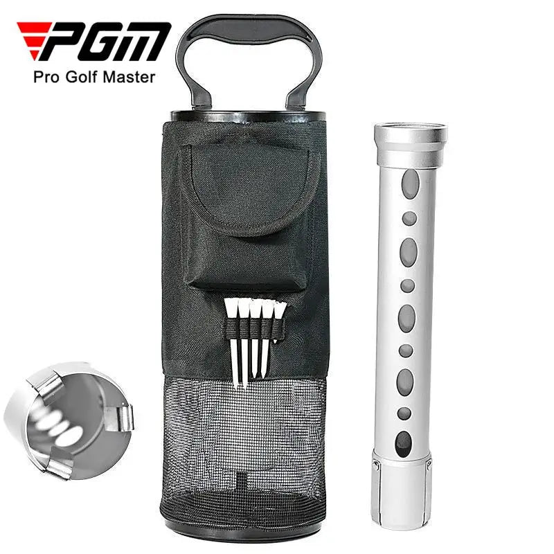 Golf Ball Picker Easy to Disassemble Upper and Lower Mesh Bags and Aluminum BS004