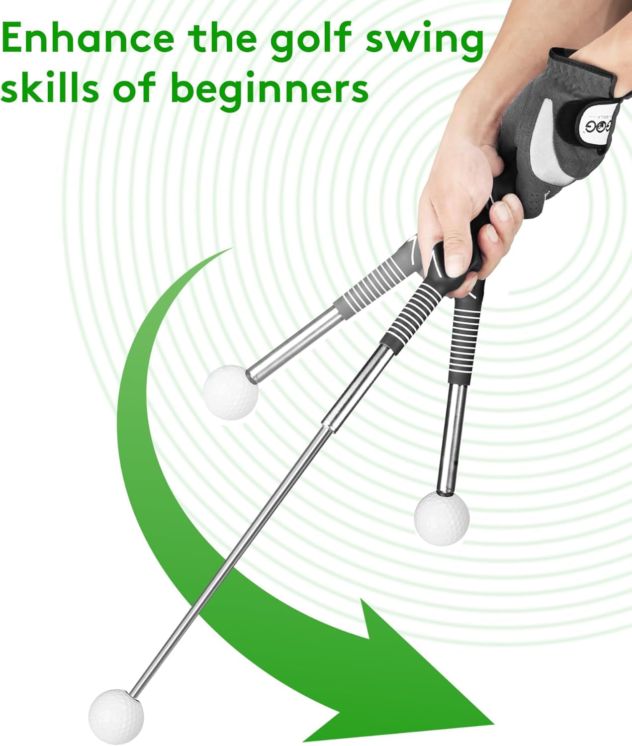 Golf Swing Trainer - Superior Golf Training Aid, Unmatched Grip Trainer, Ideal for Golf Practice & Training