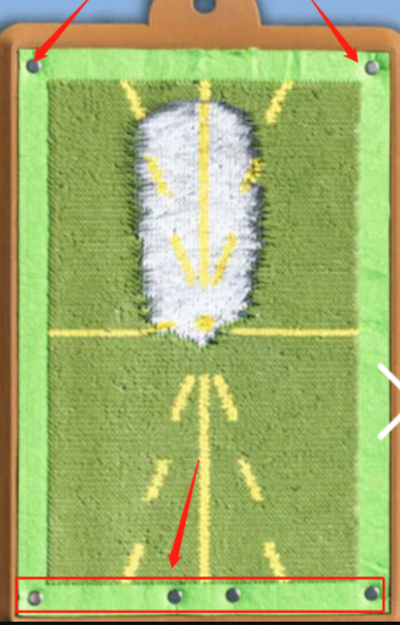 Portable Golf Training Mat for Swing Detection Batting Ball Trace Directional Detection Mat Swing Path Pads Swing Practice Pads