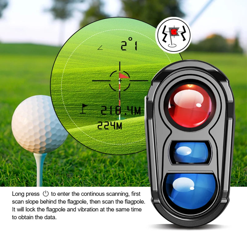 Professional Golf Laser Rangefinder with Slope Compensation Distance Lazer Meter for G Sport Hunting Survey