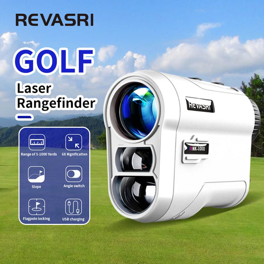 Golf Laser Rangefinder with Slope and Flag Lock 600/1000M Telescope Distance Meter Monocular for Golfing Hunting Survey