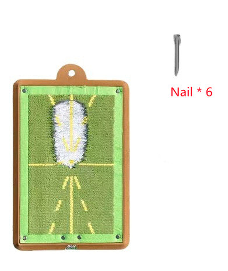 Portable Golf Training Mat for Swing Detection Batting Ball Trace Directional Detection Mat Swing Path Pads Swing Practice Pads