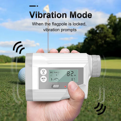 Golf Laser Rangefinder USB Rechargeable with Slope Compensation for Golfer Range Finder Hunting Monocular
