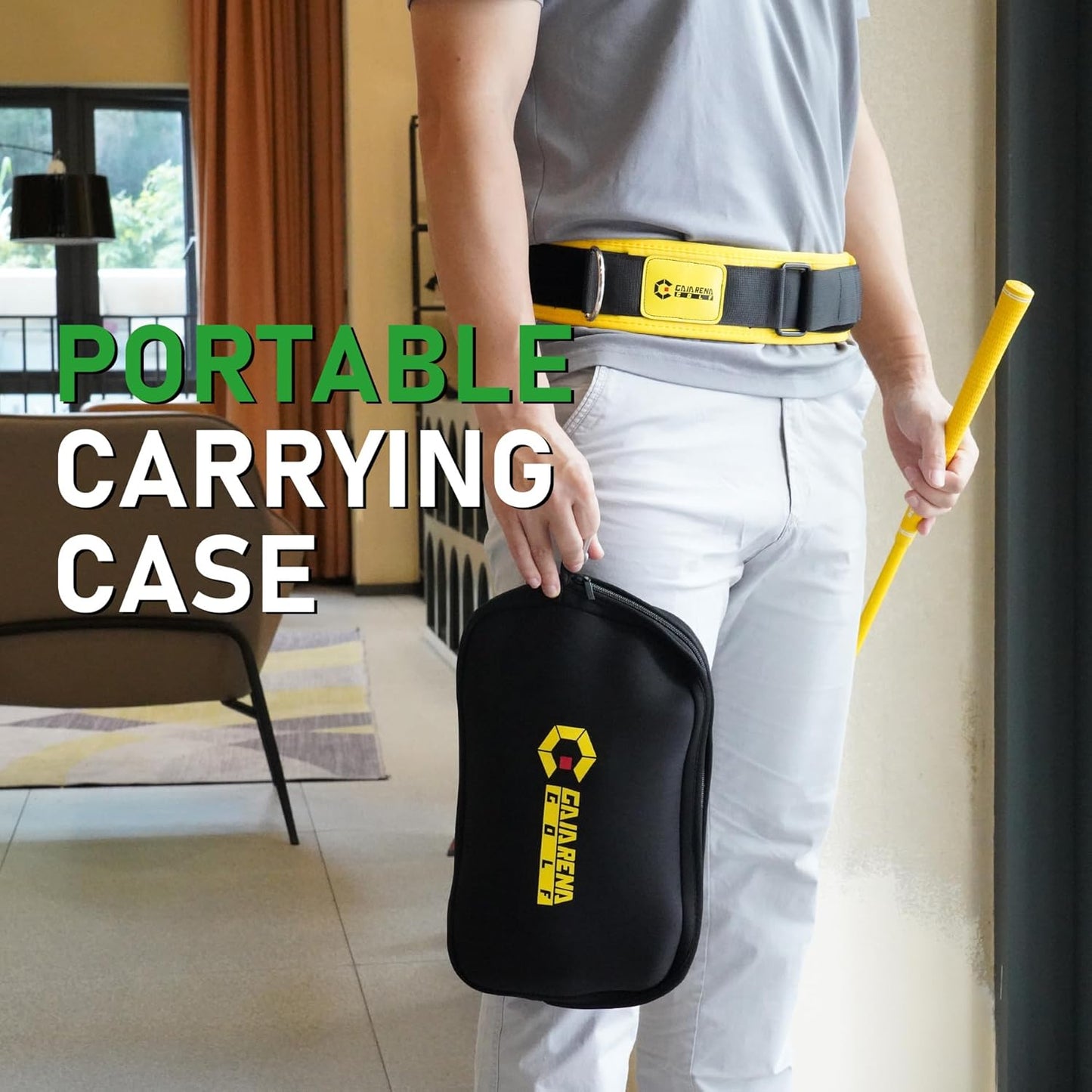 olf Core Strength Trainer Swing Power Training Equipment, Golfing Exercise Resistance Bands Indoor Golf Fitness Equipment to Improve Speed Strength Flexibility Rotation Swing Posture