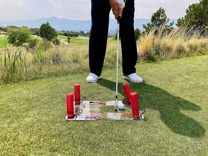 Speed Trap - Build Confidence, Improve Your Swing with Slice and Hook Corrector, Swing Trainer, Path Aid, Greater Distance, Made in USA, Polycarbonate Base