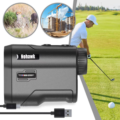 600M 1000Y Golf Laser Rangefinder for Hunting Range Finder with Slope Compensation for Golfer Monoculars Distance Meter