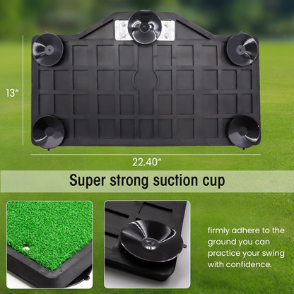 BESTISAN Golf Swing Trainer - Swing Practice Mat & Trainer for Indoor/Outdoor Use