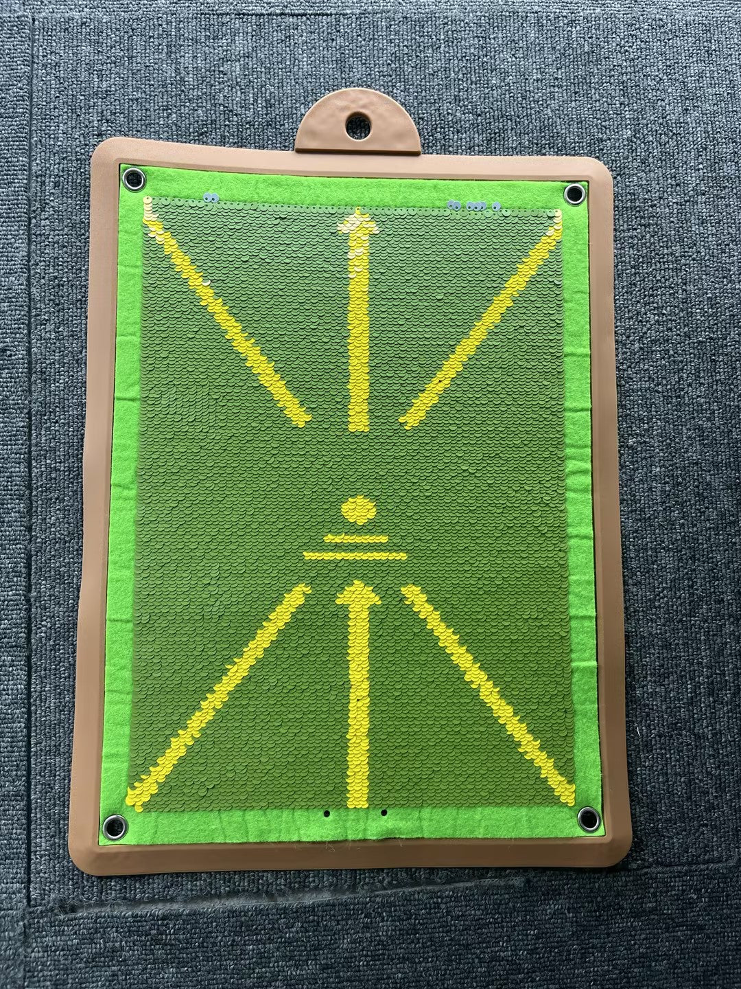 Portable Golf Training Mat for Swing Detection Batting Ball Trace Directional Detection Mat Swing Path Pads Swing Practice Pads