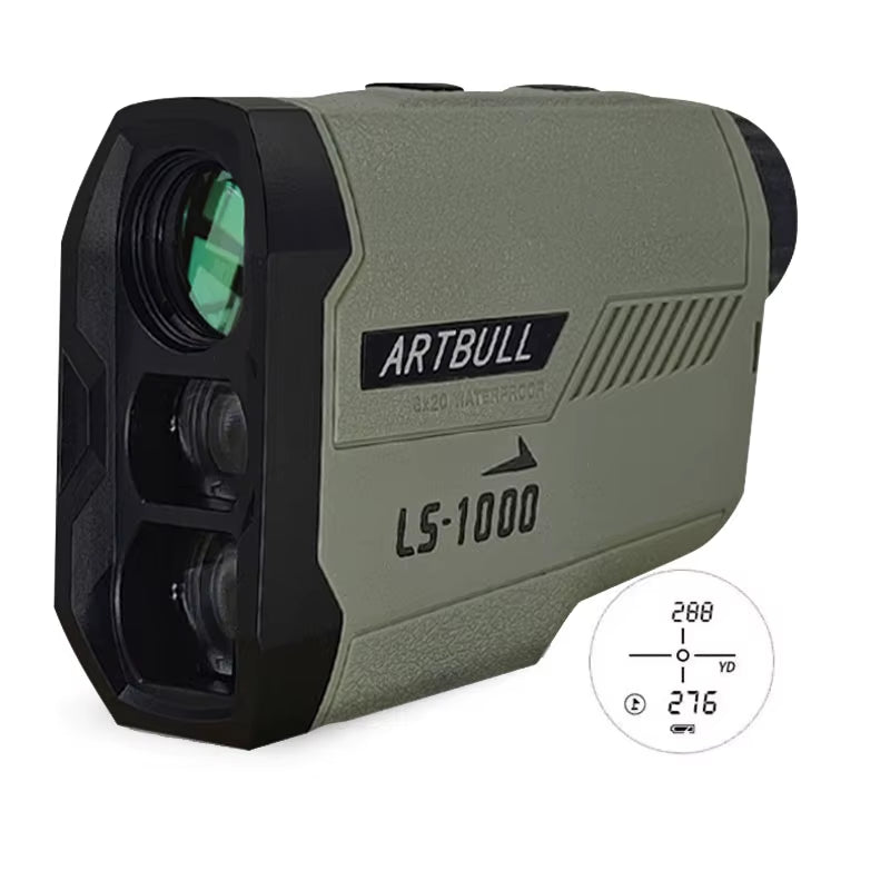 Golf Laser Rangefinder 1000M 650M Telescope with Flag-Lock Slope Pin Distance Meter for Hunting Monocular