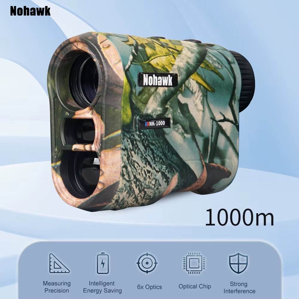Golf Laser Rangefinder USB Rechargeable with Slope Compensation for Golfer Range Finder Hunting Monocular