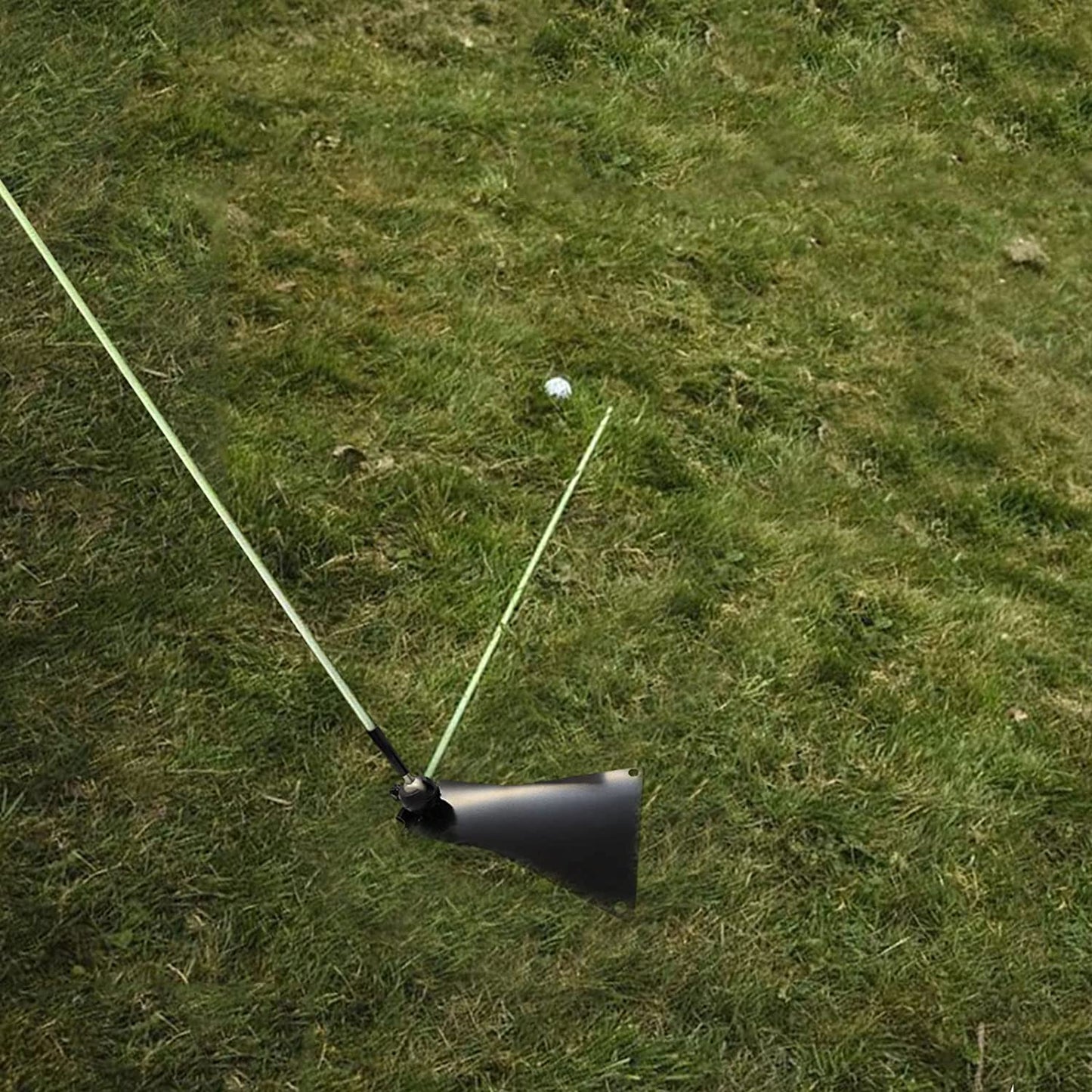 Golf Alignment Stick Holder Swing Practice Plate Plane Trainer Training Aid Alignment Stick Base