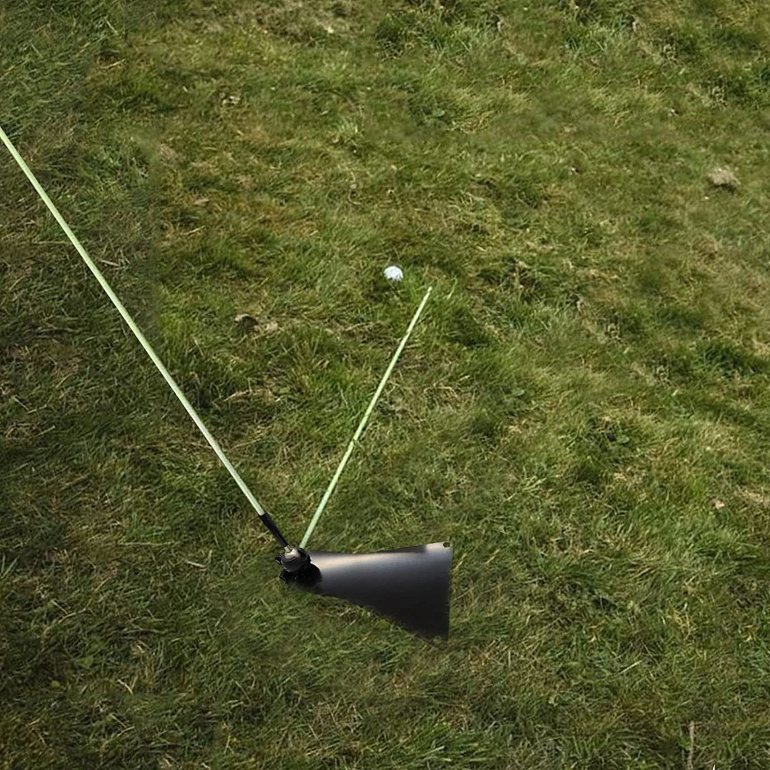 Golf Alignment Stick Holder Swing Practice Plate Plane Trainer Training Aid Alignment Stick Base