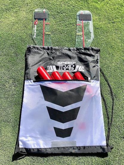 Speed Trap - Build Confidence, Improve Your Swing with Slice and Hook Corrector, Swing Trainer, Path Aid, Greater Distance, Made in USA, Polycarbonate Base